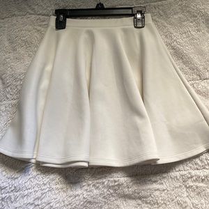 White skater skirt, size small